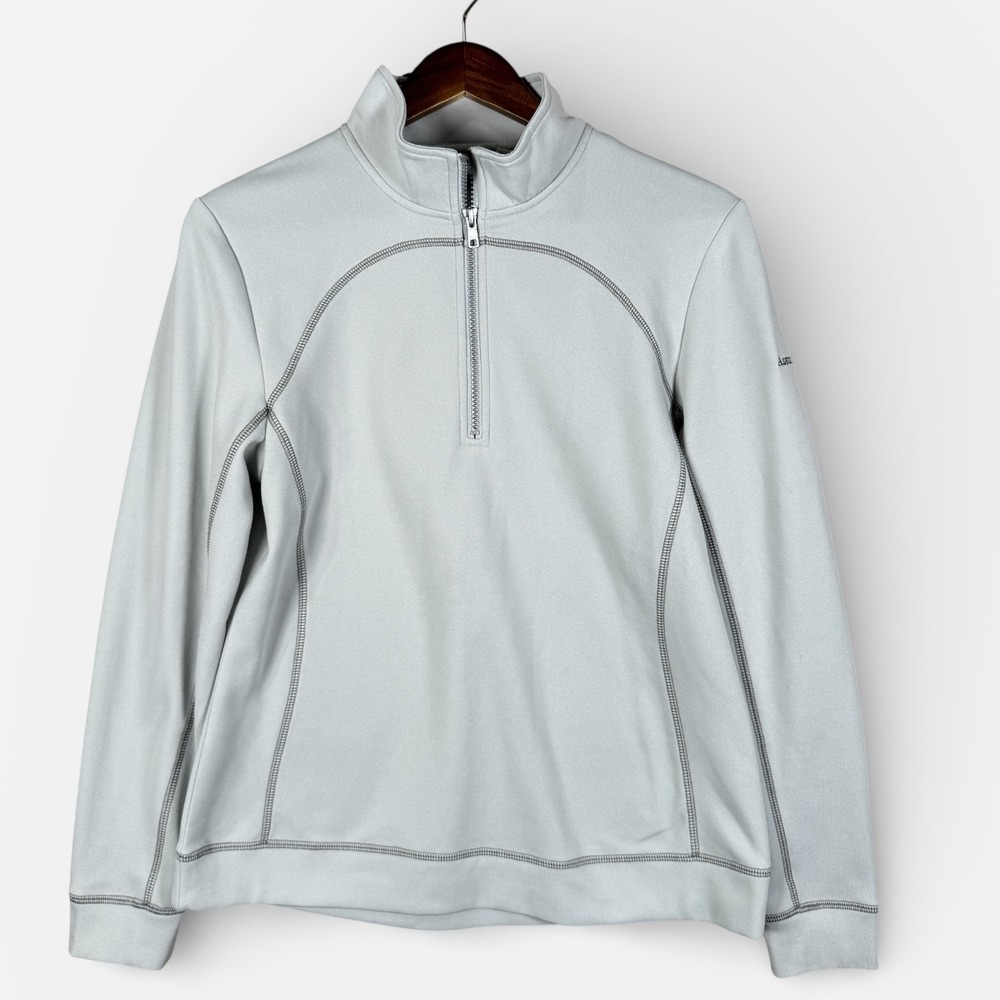Clique Jacket Mens Medium Gray Fleece 1/4‎ Zip Pullover AssuredPartners Logo
